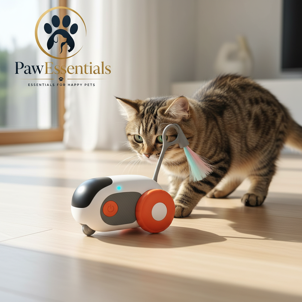 Coche teledirigido para gatos